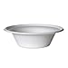 ECO PRODUCTS Compostable 12oz Molded Fiber Wide Bowls, Case of 1000, WorldView Disposable White Soup Pasta Bowl, Lid Available, Tree-free Sugarcane, For Hot or Cold Food