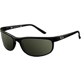 Ray-Ban Unisex RB2027 Predator 2 Sunglasses,Black Frame/Polarized Grey Lens,62 mm