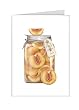 Greeting Card with Pickled Spiced Peaches Recipe