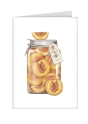 Greeting Card with Pickled Spiced Peaches Recipe