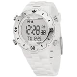 Adidas #ADH1768 White Wooster Chronograph Alarm Digital Watch