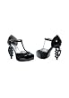 Women's 5 Inch Brass Knuckle Heel T-Strap Pump