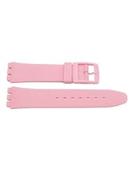 Swatch Replacement Synthetic Plastic Pink 17mm Watch Strap