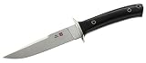 Al Mar Gürtelmesser, Modell Shiva, VG-10 Stahl, Micarta, Lederscheide