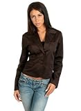 Womens Double Button Fitted Blazer