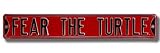 MARYLAND TERIPANS FEAR THE TURTLE AUTHENTIC METAL STREET SIGN (6 X 36)