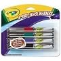 Crayola 98-9626-051 Crayola Dry Erase Marker, Chisel Tip, Black, Box of 12