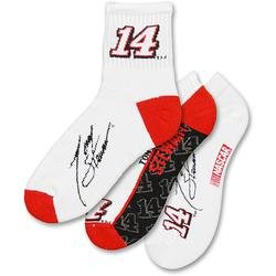 Buy For Bare Feet Tony Stewart Mens Socks 3 Pack - Tony Stewart Office Depot Large