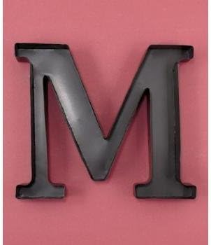 Personalized Letter M Metal Wall Wine Cork Holder - Monogram Wall Art