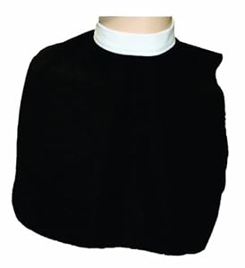Alexanders Costumes Clergy Collar, Black, One Size