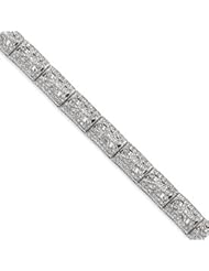 Sterling Silver Pave CZ Bracelet