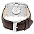 Gevril Men's 5045A Avenue of America Swiss Handcrafted Rose-Gold Sub-Second Leather Watch from Gevril