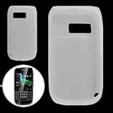 Clear White Soft Silicone Skin Case Cover for Nokia E6-00