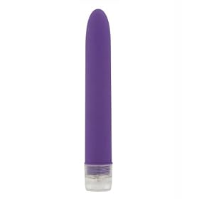 7 Inch Velvet Soft Vibrator- Purple