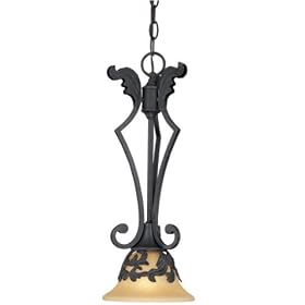 Thomas Lighting - M2507-63 : Lourdes One-light mini-pendant by Thomas Lighting