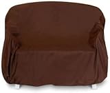 Two Dogs Designs Loveseat Cover, Chocolate Brown