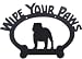 Pet Supplies : Wipe Your Paws Sign - English Bull Dog
