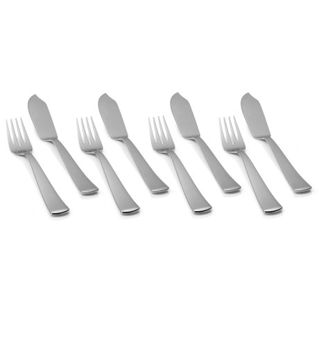 8-Piece Stainless Steel Fish Cutlery Set