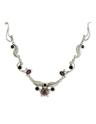 Garnet link necklace, Crimson Forest