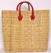 Moroccan Straw Summer Beach / Shopper / Tote Bag 20"x18"x7"
