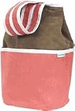 Hoohobbers Designer Backpack Suede Pink/Brown
