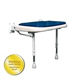 AKW Medicare 04110P 4000 Series Shower Seat Wide Padded Blue 23 Inch W AKW Medicare 04110P 4000 Series Shower Seat Wide Padded Blue 23 Inch W