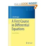 J. David LogansA First Course in Differential Equations (Undergraduate Texts in Mathematics) [Hardcover](2010)
