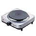 Aroma AHP-303SB Single Hot Plate, Silver and Black