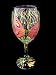 Kitchen & Housewares : Butterfly Meadow Design - Hand Painted - Wine Glass - 8 oz..
