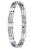 Invicta Women s Elements Collection Stainless Steel and Mother of Pearl Bracelet #4409