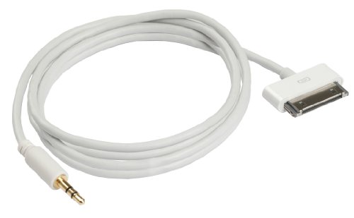 Ziotek ZT1900660HC1 3-Feet Ipod 30Pin To 3.5Mm Audio Cable, White