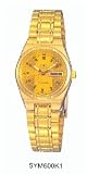 Seiko 5 #SYM600K Women's Gold Tone Self Winding Automatic Watch