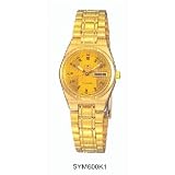 Seiko 5 #SYM600K Ladies Gold Tone Self Winding Automatic Watch by Seiko