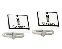 Groom Bone China Cufflinks