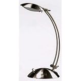 Lite Source LS-3421PS Flash Halogen Desk Lamp, Polished Steel