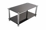 GLASS COFFEE TABLE WITH CHROME LEGS-OSLO Black Glass Coffee Table-We deliver to main land UK,EXCEPTIONS Channel Islands,Scotish Highlands and Ireland. 31kbHQVz4OL. SL160