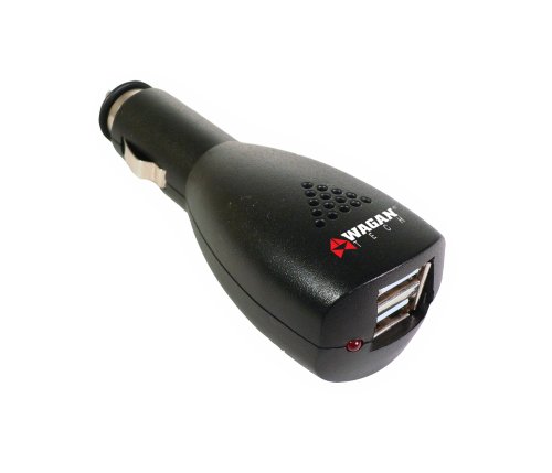 Wagan Twin USB Traveler's Adapter