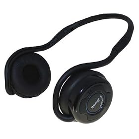 7dayshop R7 Sport Series Bluetooth Wireless Stereo Headphones / Headset With Built in Microphone - Ideal for use with Mp3 players , Apple ipod, iPad 2, iPad 3, iPhone 4, 4s, HTC, Samsung Galaxy, Skype, Msn, PS3 - Black - Eco Packaging & Travel Carry Case Included
