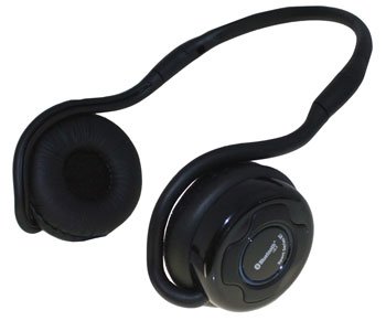 7dayshop R7 Sport Series Bluetooth Wireless Stereo Headphones / Headset With Built in Microphone - Ideal for use with Mp3 players , Apple ipod, iPad 2, iPad 3, iPhone 4, 4s, HTC, Samsung Galaxy, Skype, Msn, PS3 - Black - Eco Packaging & Travel Carry Case Included