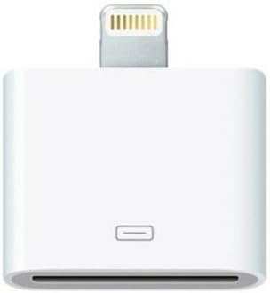 Lightning 8 Pin to 30 Pin Adapter for Iphone 5 4 Ipod Touch Nano 7th Gen Mini White