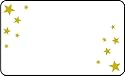 Sigel DE204 Weihnachts-Adress-Etiketten, transparent, mit goldenen Sternen, (Ink/Laser/Copy), abgerundete Ecken, 63,5x38,1 mm (A4), 420 Et.=20 BL