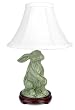 Lamp - Green Bunny & Shade (10x10x15)