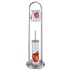 WENKO 18366100 Stand WC-Garnitur Flippo - Edelstahl, � 22 x 80 cm