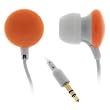 GTMax Universal Stereo Candy Soft Gel Headset 3.5mm - Orange for Apple iPod Touch 1st 2nd 3rd Generation, iPod Nano 5th 4th 3rd 2nd Generation, Classic, Video