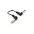 Hosa CFS606 6 Inch Right Angle FX Pedal Cable, 6 Pack