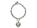 Diamonds Heart Charm Sterling Silver Bracelets by Effy Collection LIFETIME WARRANTY