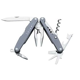 Leatherman Juice C2 Storm Gray Multi-Tool With Black Leather Sheath by Leatherman