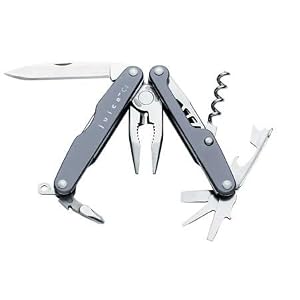 Leatherman Juice C2 Storm Gray Multi-Tool With Black Leather Sheath by Leatherman