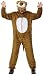 ADULTS ALL IN ONE LION COSTUME JUMPSUIT WITH HOOD