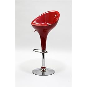 Ice Cream Bar Stool High Back in Black by Lexington Modern